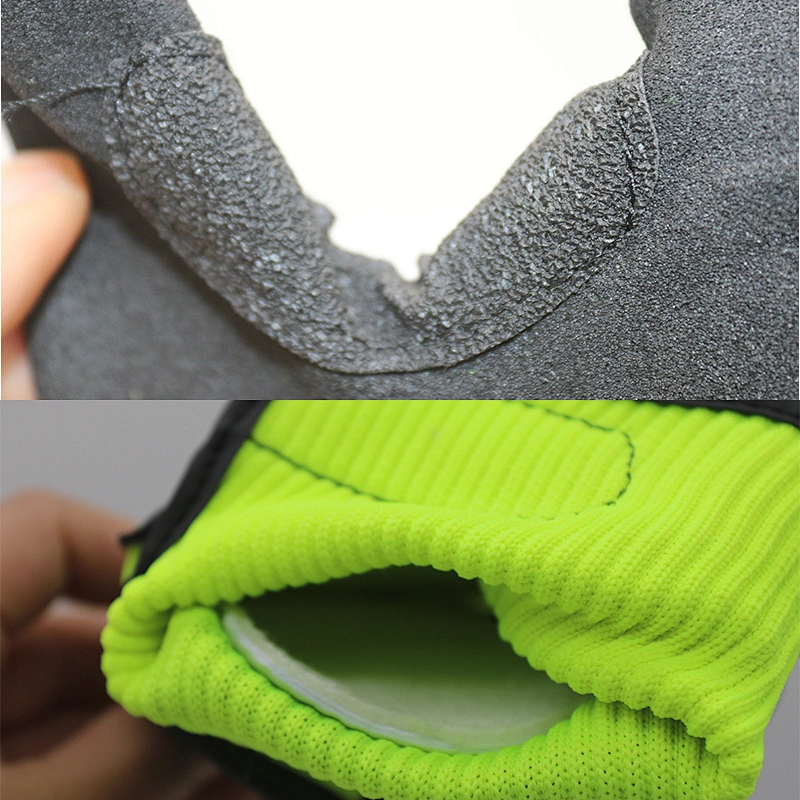Excellent Grip Anti Vibration Oil proof Cut Resistant Safety Working gloves Sandy Nitrile for Impact proof