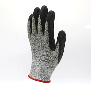 ANSI Level 5 Blade Cut Resistant Anti Slip Gloves Needle Resistance Gloves Cut Proof Crinkle Textured Grip Gloves