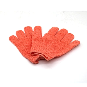 Nylon Body Scrubber Shower Glove Spa Massage Bath Gloves Exfoliating Gloves