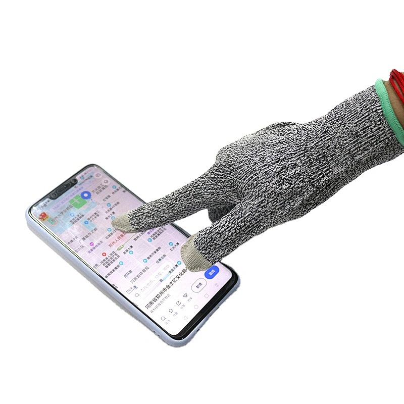 Upgrade Touch Screen Anti Cut Smart Gloves Level 5 HDPE Cut Resistant Magic Touch Gloves Gardening Work Safety Gloves