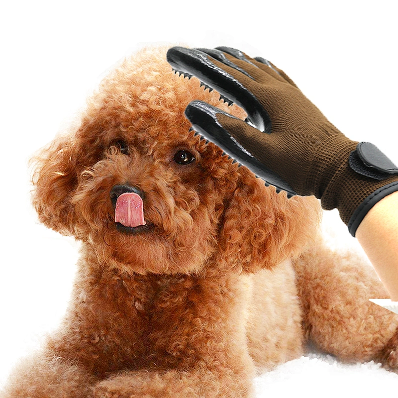 Pet Hair Remover Glove Pet Gloves Dog Grooming Glove for Animal Shedding