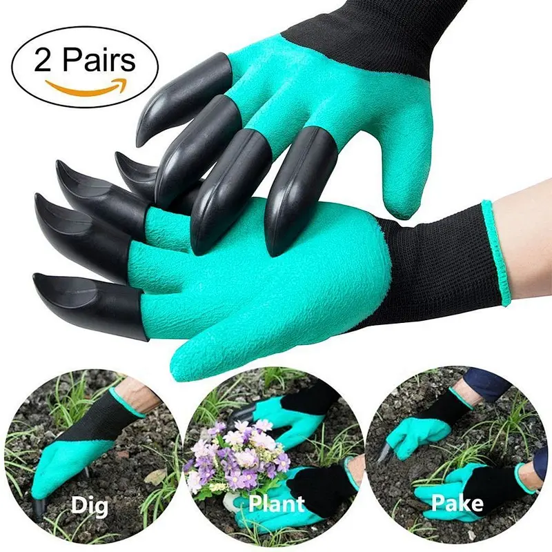 2020 Wholesale Planting Composting Comfortable Safety Work Claw Garden Gloves for Men Women