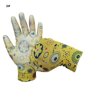 HY 13 Gauge Ultra Thin Smooth Finish Gloves Work Small Yard Garden Tools Oils And Liquids Proof For Watering Landscaping