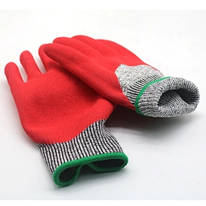 CE Anti-cut Gloves Level 5 Cut Gloves Resistant Nitrile Cut Resistant Gloves