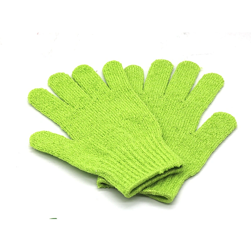 High quality Nylon Exfoliating Bathing Gloves  massage shower gloves for promotion in 2019