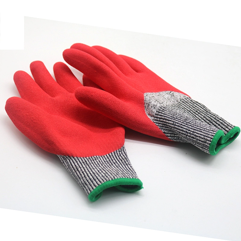 CE Level 5 Anti-cut Gloves Cut Resistant Gloves Nitrile Gloves