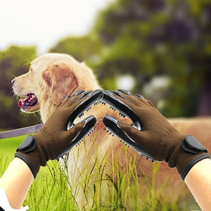 Pet Hair Remover Glove Pet Gloves Dog Grooming Glove for Animal Shedding