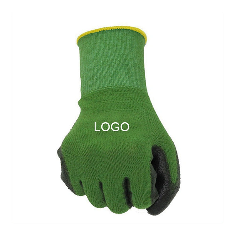 Best Protective Second Skin PU Palm Dipped Bamboo Fiber Gardening Work Glove
