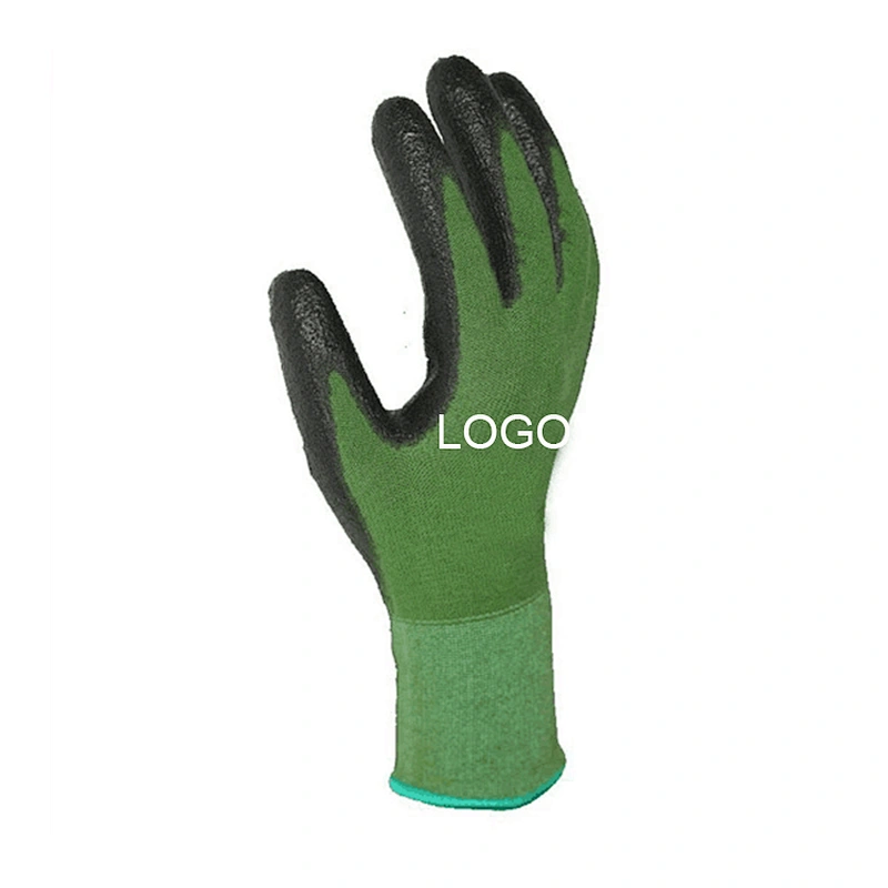 Best Protective Second Skin PU Palm Dipped Bamboo Fiber Gardening Work Glove