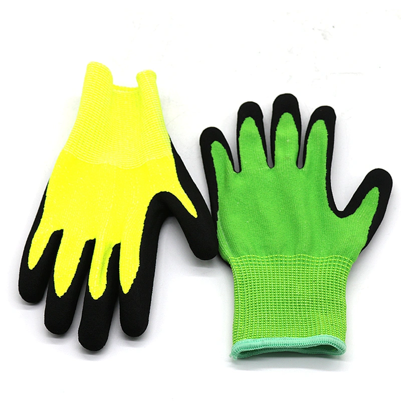 Anti-slip Art Crafting Painting Cleaning Gloves Children Work Kids Gardening Nitrile Kids Gloves Garden