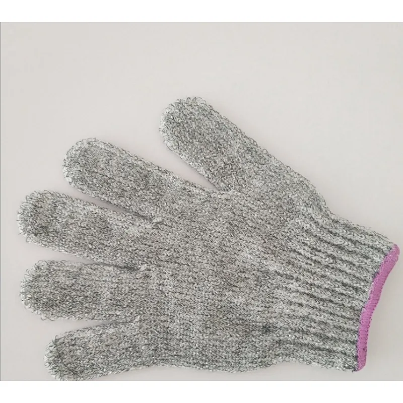 Charcoal Bamboo Shower Body Scrubber Glove Natural Fiber Carbonized Bamboo Bath Exfoliating Gloves