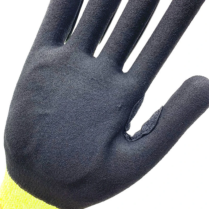 High Dexterity Shock Absorbing HR Cut Glove Anti Impact Glove with CE Approval