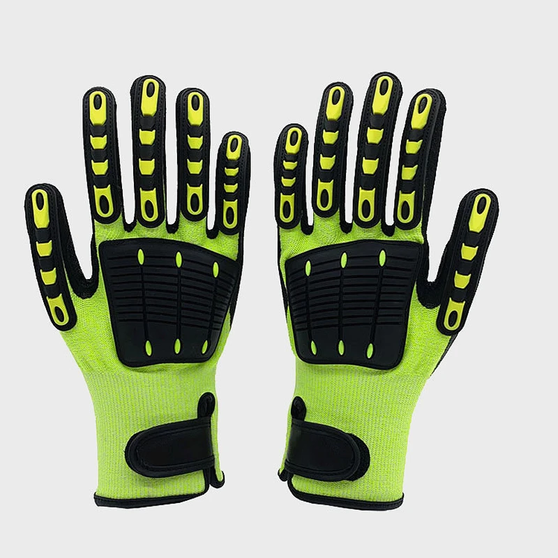 High Dexterity Shock Absorbing HR Cut Glove Anti Impact Glove with CE Approval