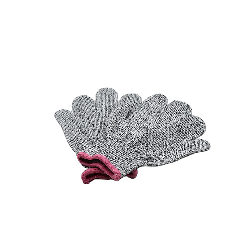 Protective Hppe Safety Working Hand Gray Kids Anti Level 5 Cut Resistant Gloves