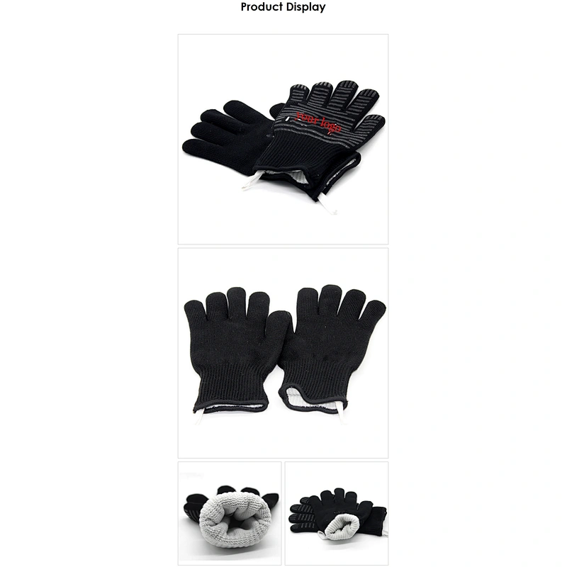 Barbecue Oven Gloves Set Heat Resistant Gloves  Kitchen Oven Gloves