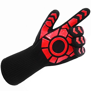 Heat Resistant Fireplace Barbecue Pit Mitt BBQ Grill Gloves