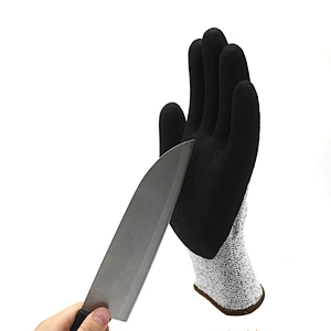 Cut Resistant Gloves Nitrile Coated Gloves Nitrile Working Gloves