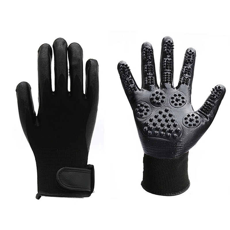 Pet Hair Remover Glove Pet Gloves Dog Grooming Glove for Animal Shedding