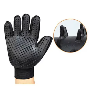 Pet Grooming And Cleaning Gloves Gift Set Premium Animals Deshedding Gloves Pet Hair Remover Mitts For Dogs Cats Rabbits Horses