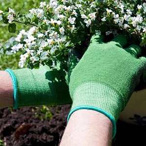 Best Protective Second Skin PU Palm Dipped Bamboo Fiber Gardening Work Glove
