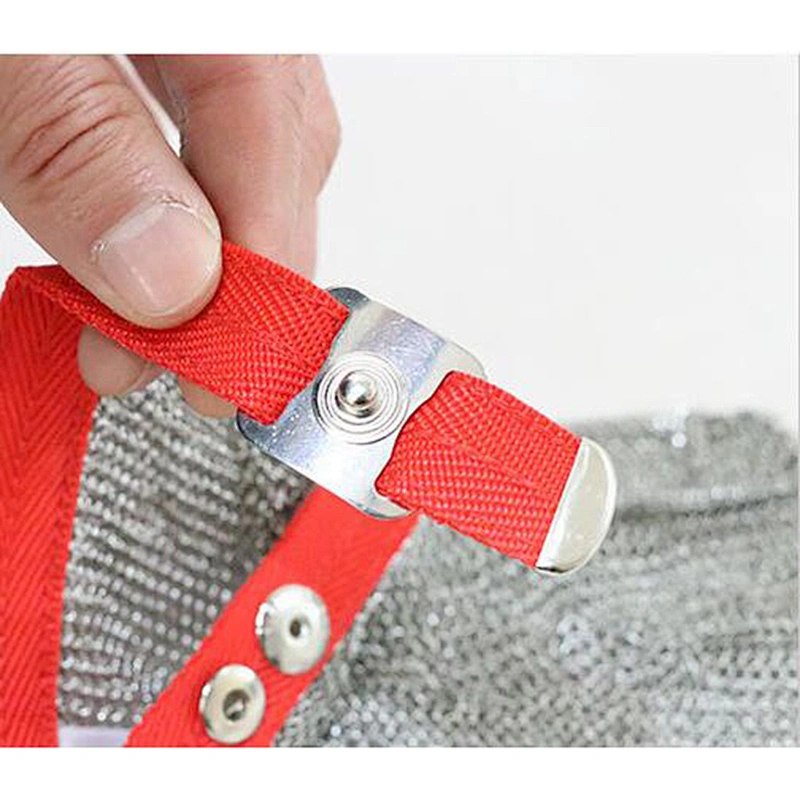 Level 5 Five Fingers Anti Cutting Butcher Stainless Steel Mesh Gloves for Slaughter Glass Processing Logging Worker