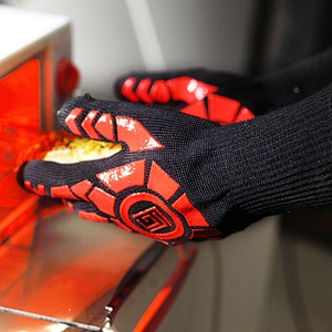 Heat Resistant Fireplace Barbecue Pit Mitt BBQ Grill Gloves
