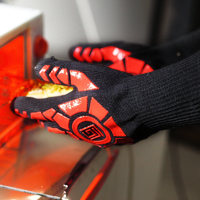 Heat Resistant Fireplace Barbecue Pit Mitt BBQ Grill Gloves