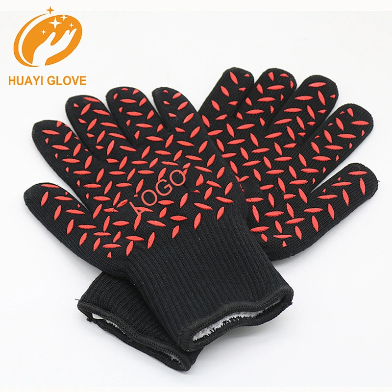BBQ Silicone Oven Gloves Heat Resistanc Kitchen Oven Gloves Oven