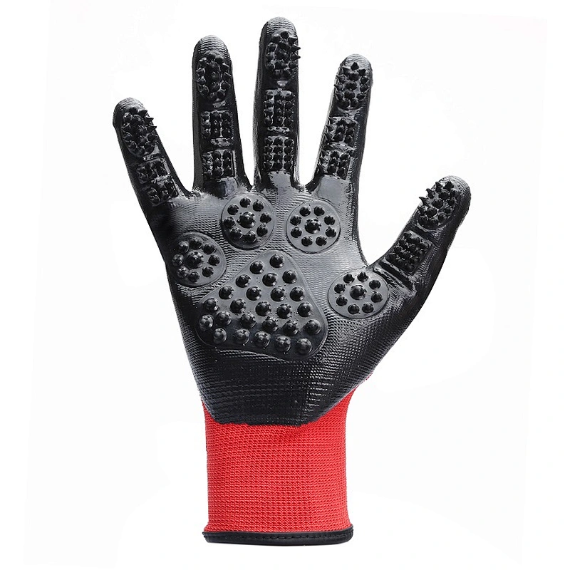 HY Pet Products Flessibile Pet Remover Mitt Dog Grooming Gloves Dogs Brush Deshedding Glove