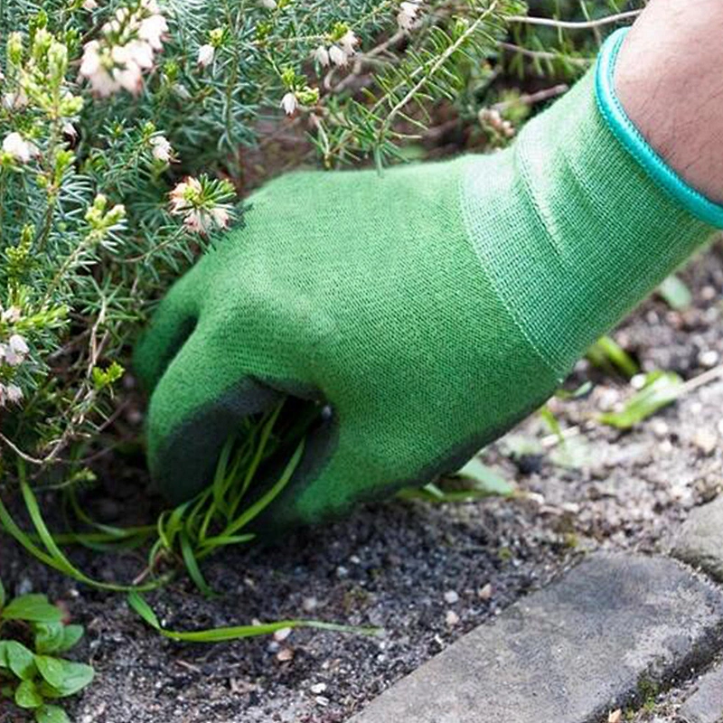 Best Protective Second Skin PU Palm Dipped Bamboo Fiber Gardening Work Glove