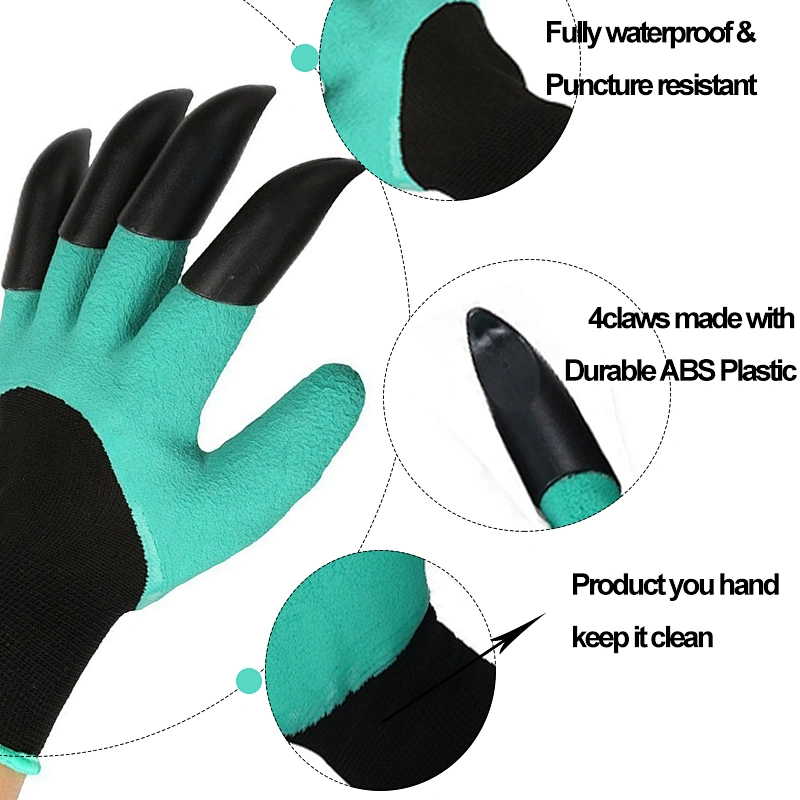 2020 Wholesale Planting Composting Comfortable Safety Work Claw Garden Gloves for Men Women