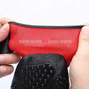 TE00 Horse Cat Dog Pet Cleaning Massage Deshedding Brush Tool Pet Hair Remover Glove