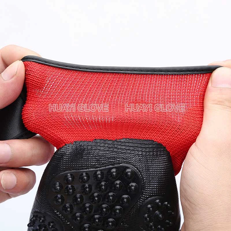 TE00 Horse Cat Dog Pet Cleaning Massage Deshedding Brush Tool Pet Hair Remover Glove