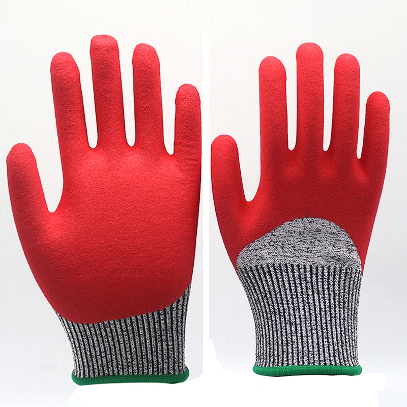 CE Anti-cut Gloves Level 5 Cut Gloves Resistant Nitrile Cut Resistant Gloves