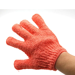 Nylon Body Wash Scrubber, SPA Massage Shower Bath Gloves Exfoliating Gloves