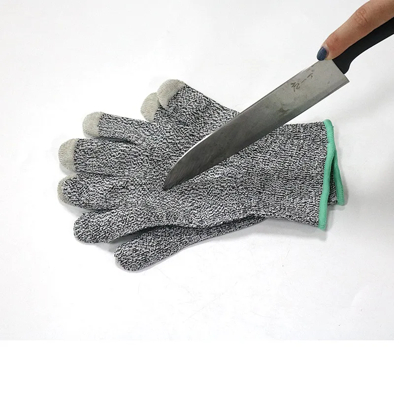 Upgrade Touch Screen Anti Cut Smart Gloves Level 5 HDPE Cut Resistant Magic Touch Gloves Gardening Work Safety Gloves