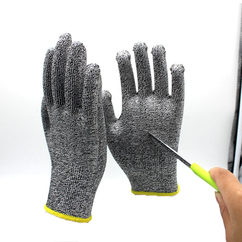 Food Grade Level 5 Cut Resistant Work Gloves Anti Cut Fish Handling Safety Guantes Anticorte For Construction Wood Carving