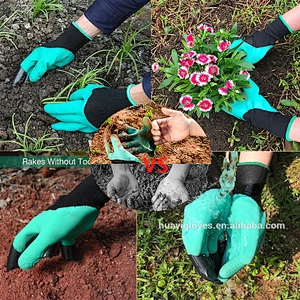 2020 Wholesale Planting Composting Comfortable Safety Work Claw Garden Gloves for Men Women
