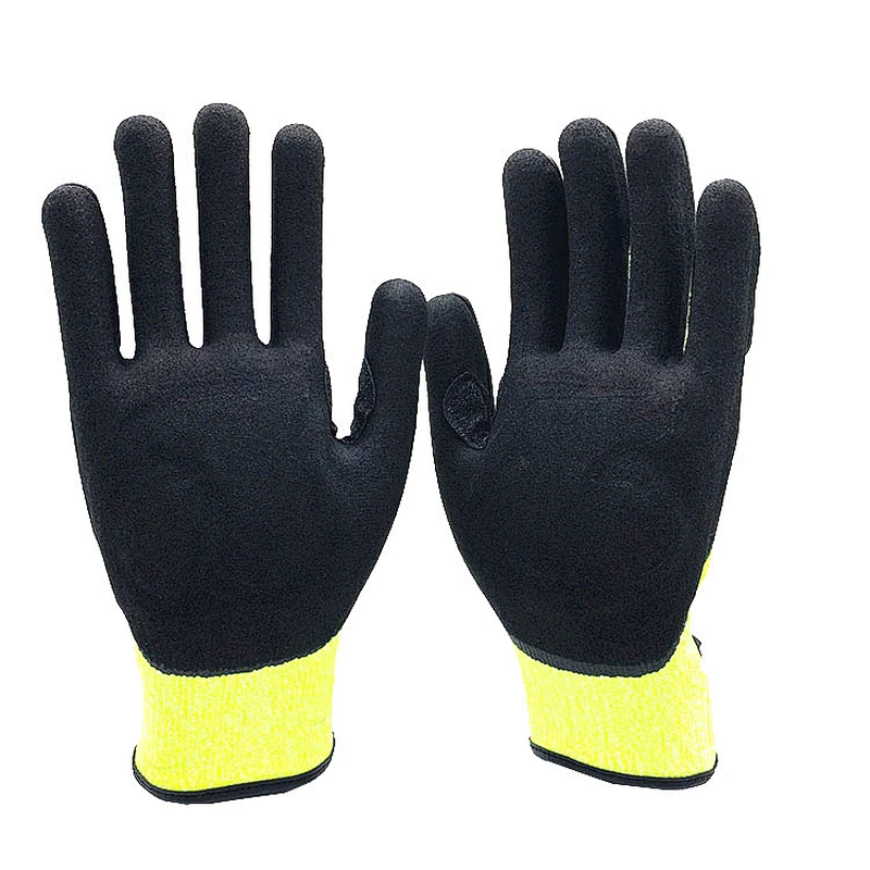 High Dexterity Shock Absorbing HR Cut Glove Anti Impact Glove with CE Approval