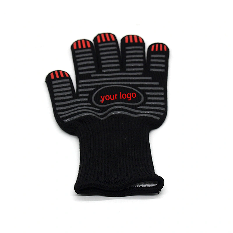 932F( 500C) High Temperature Heat Resistant BBQ Grill kitchen Gloves with EN407 Certified for cooking