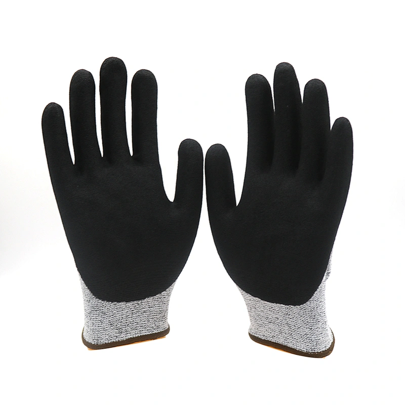 Cut Resistant Gloves Nitrile Coated Gloves Nitrile Working Gloves