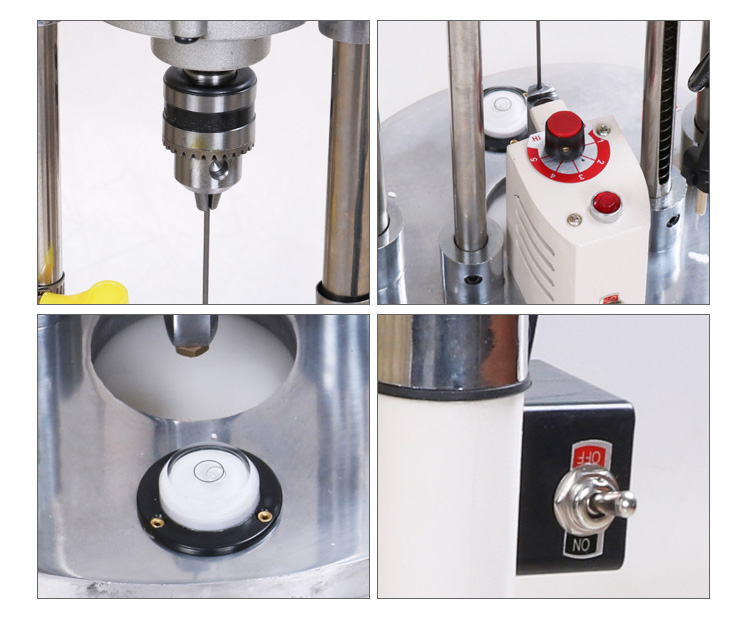 Quality DZ-201 garment hole making machine Heat-controlled cloth driller
