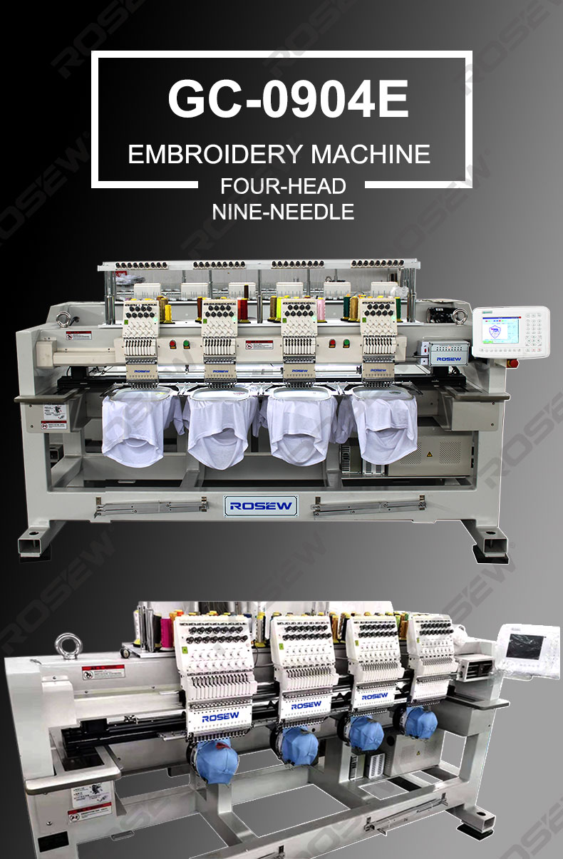 embroidery machine, multi head embroidery machine, multi needle machine
