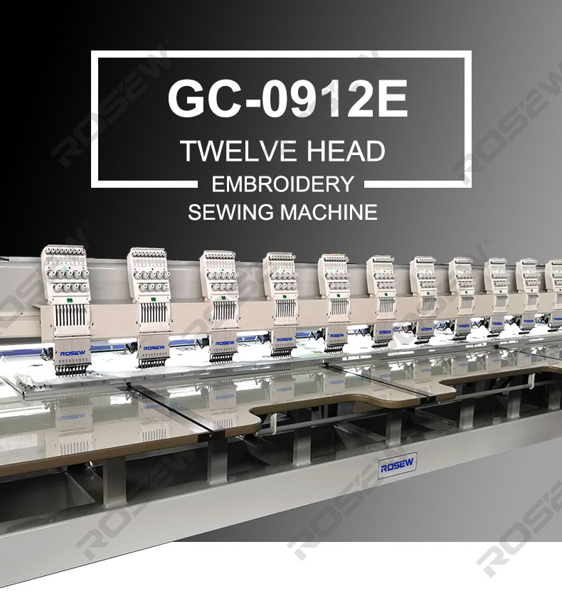 embroidery machine, multi head embroidery machine, multi needle machine