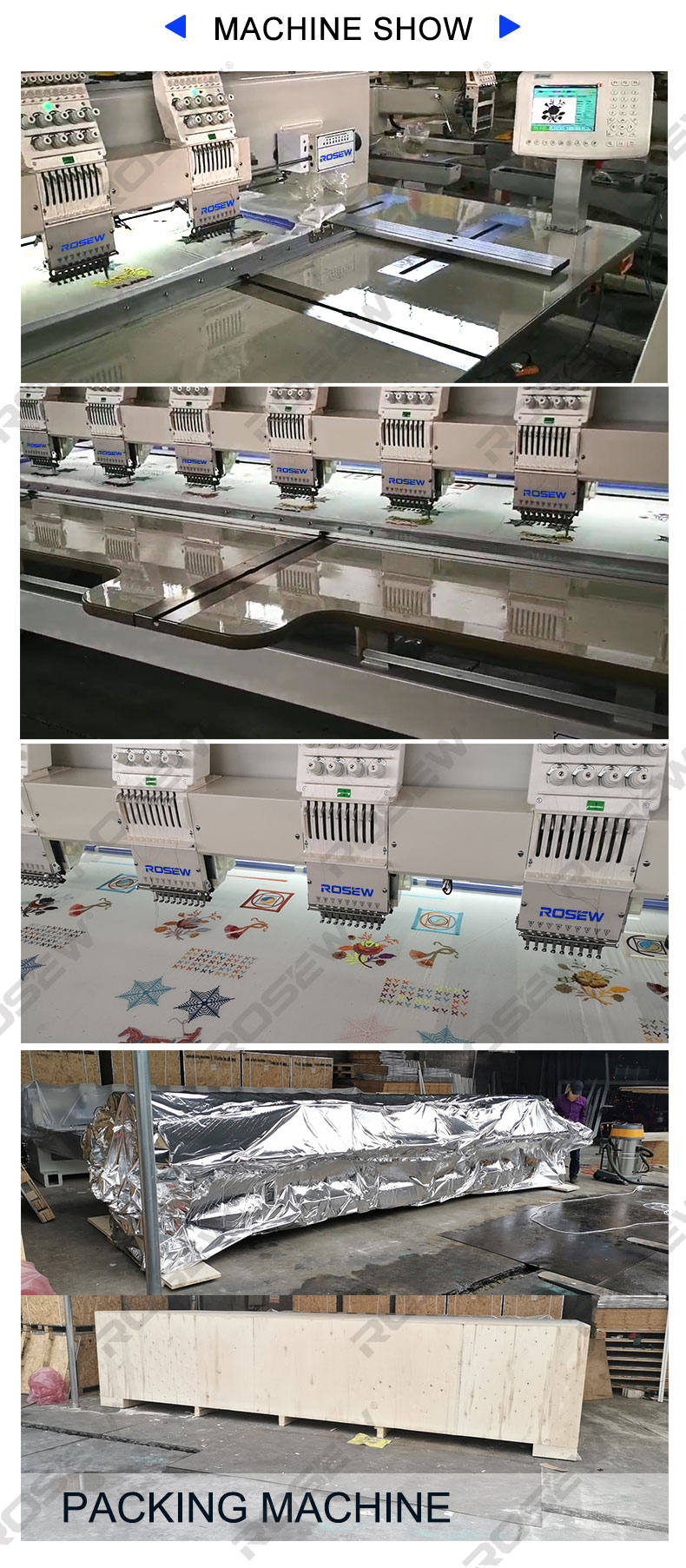 embroidery machine, multi head embroidery machine, multi needle machine