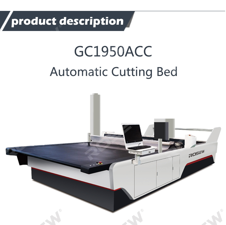 ROSEW GC1950ACC-Automatic fabric cloth length cutting machinery system