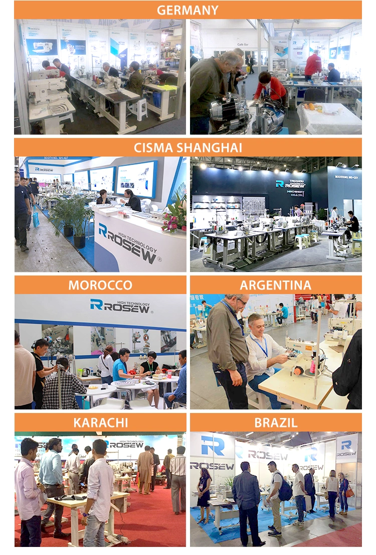 Taizhou Rosew Machinery Co., Ltd. Sewing machine exhibition,Cisma shanghai