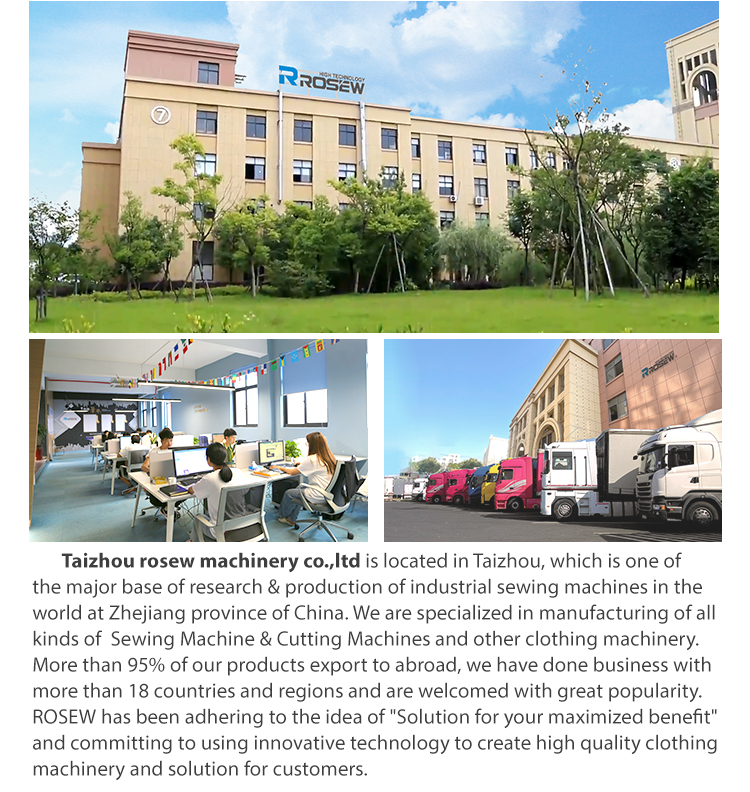 Taizhou Rosew Machinery Co., Ltd. Sewing machines