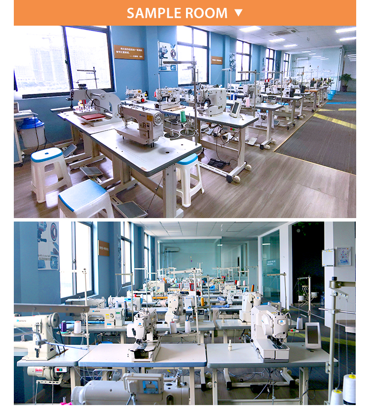Taizhou Rosew Machinery Co., Ltd. sewing machines sample room