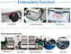 automatic flat embroidery machine